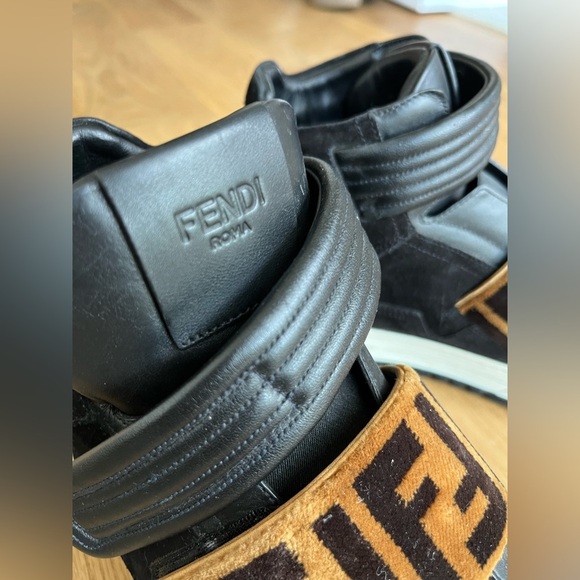 Fendi High-Top Men’s Sneakers - Picture 3 of 7